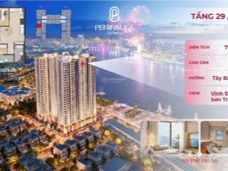 Bán căn hộ view sông hàn  cầu thuận phước, diện tích 72 m2, sổ hồng riêng lâu dài