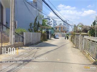 Bán đất đường ô tô trung tâm p9 cũ đà lạt xây căn hộ, nhà ở, giá tốt