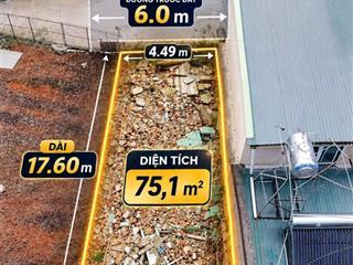 Đất sổ riêng xây dựng đường ô tô 75m2 khu ngô quyền giá chỉ 5,2 tỷ thương lượng