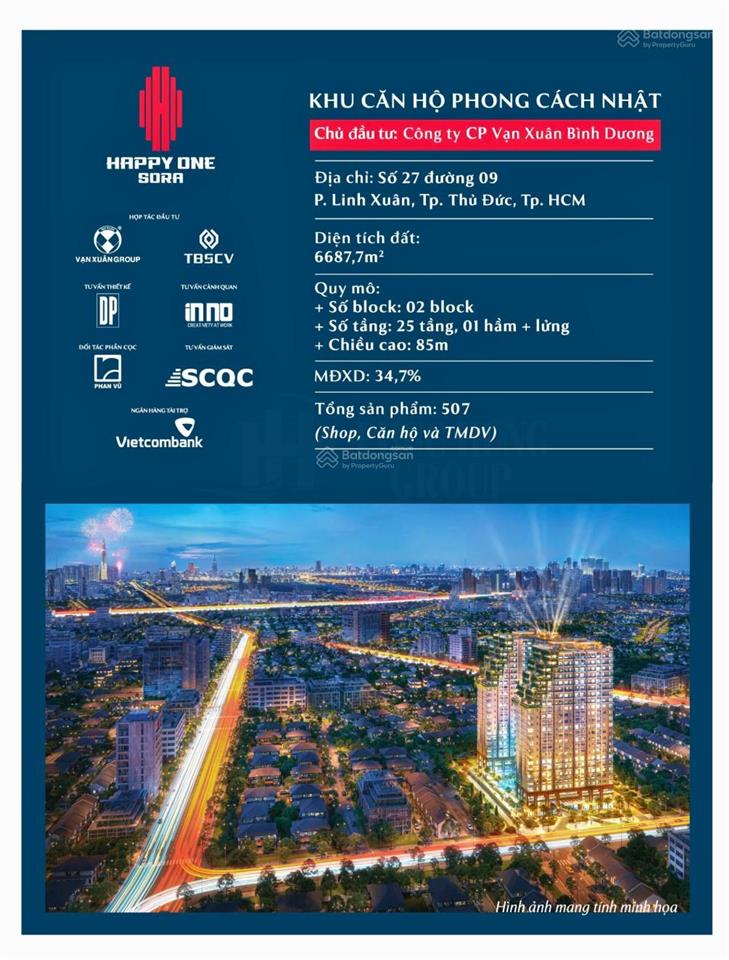 Chuyển nhượng 2pn 2wc happy one sora chính chủ giá tốt