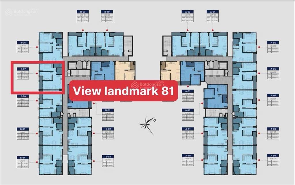 Chính chủ cần ra gấp căn 2pn2wc view landmark81. giá siêu tốt
