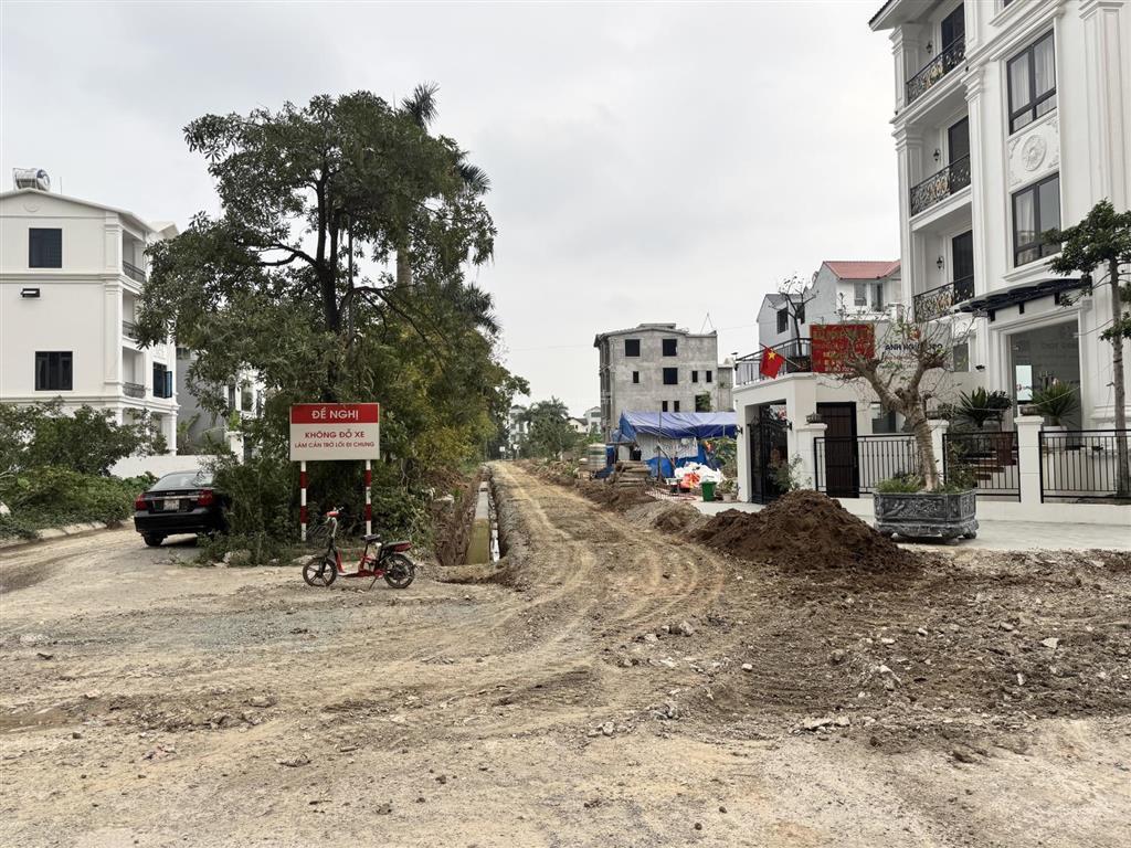 Bán nhà liền kề kđt tân việt hoài đức 100m2  xây 5 tầng  đường 12m