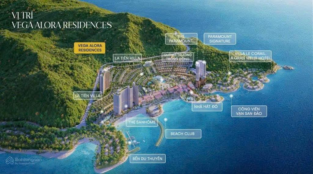 Toà căn hộ alora view biển  nằm trong quần thể vega city libera  nhà hát đó  biệt thự la tiên