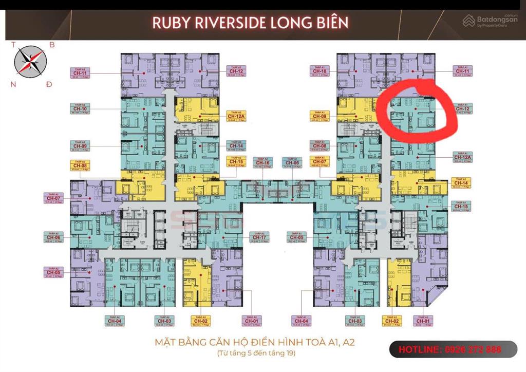 Cần bán lại căn 3pn và 2pn tòa a giá tốt để mua đầu tư, mua ở dự án ruby riverside