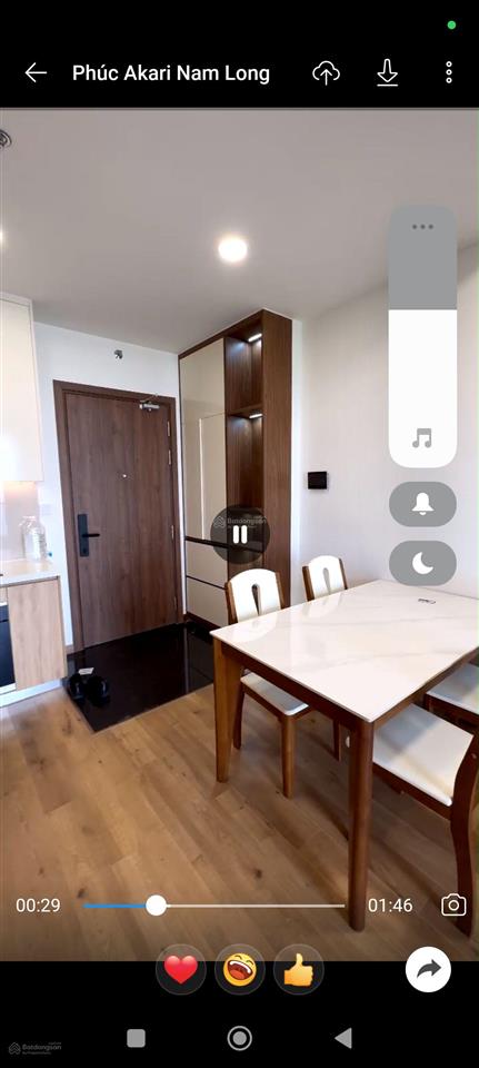 Cho thuê căn sân vườn 2pn 75m2 full nội thất tại akari nam long xách vali vào ở chỉ 12tr