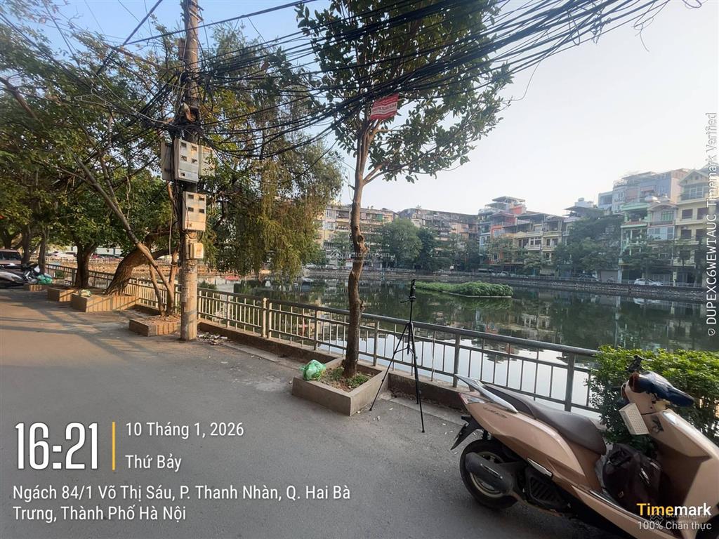 Bán nhà view hồ võ thị sáu  plô oto ngủ trong nhà  view hồ  công viên  siêu thị  trường học