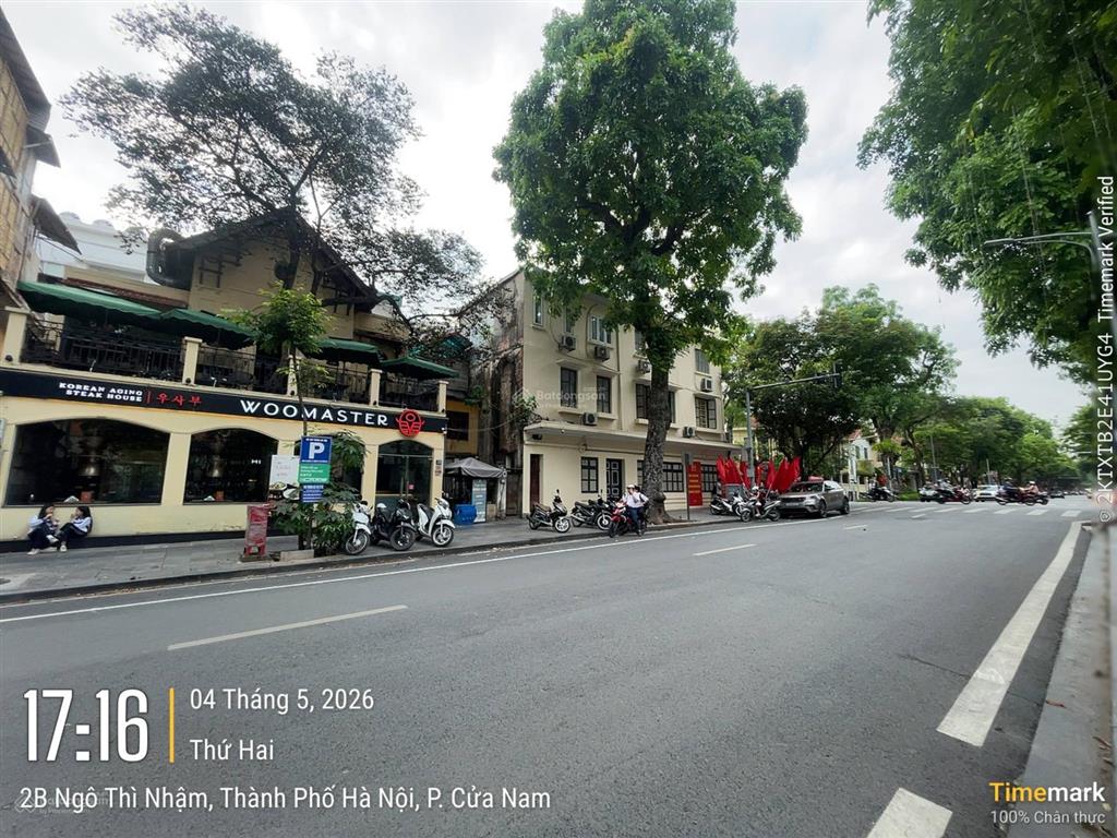 Nhà biệt thự  mặt phố tại ngô thì nhậm, hàng bài, q.hoàn kiếm giá cực chất 265 tỷ, 278 m2