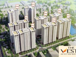 Bán cc the vesta, phố xốm, phú lãm, 67m2, 2pn, 2wc, view nội khu trực diện, gần đường sắt trên cao