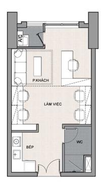 Officetel 30m2 - Giá 1.8 tỷ - 1PN1WC booking sớm chọn căn đẹp The Peak