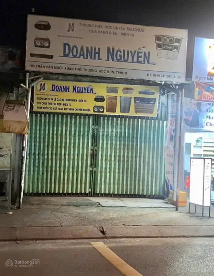 123m2 đất mặt tiền trần văn mười, đoạn gần chợ đại hải đông vui, tặng nhà cấp 4 đang cho thuê