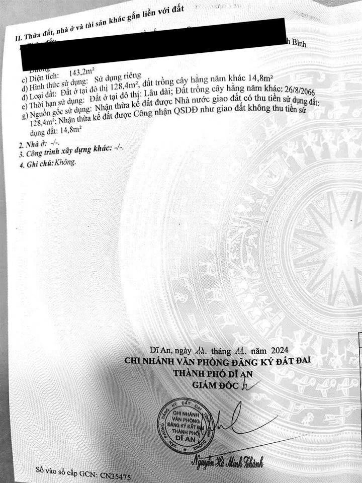 Bán nhà mặt tiền lê hồng phong 1 trệt 2 lầu dĩ an  bình dương cũ