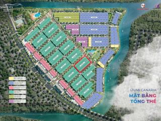 Izumi city canaria zone 3 thanh toán 36 tháng, trục đường chính chỉ 79tr/m2