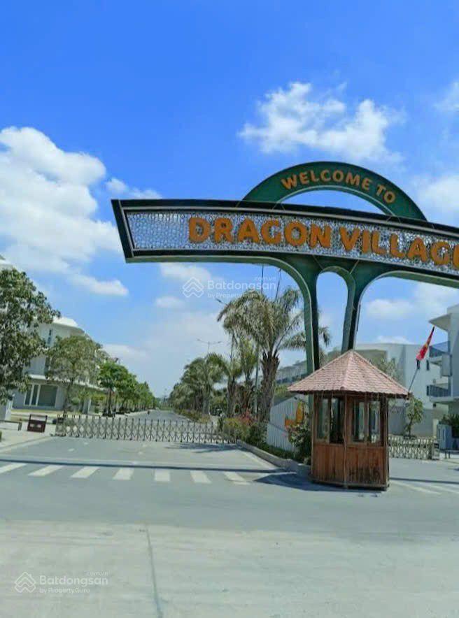 7,9 tỷ, dragon village, trực diện công viên, 90m2(6x15), 1 trệt 2 lầu tlcc