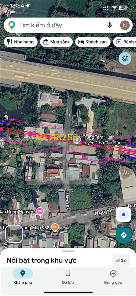 5,6 tỷ, kề bên ga metro s5 phú hữu, nhà 2 tầng 61m2(4x15,25), 3 pn, đường ô tô