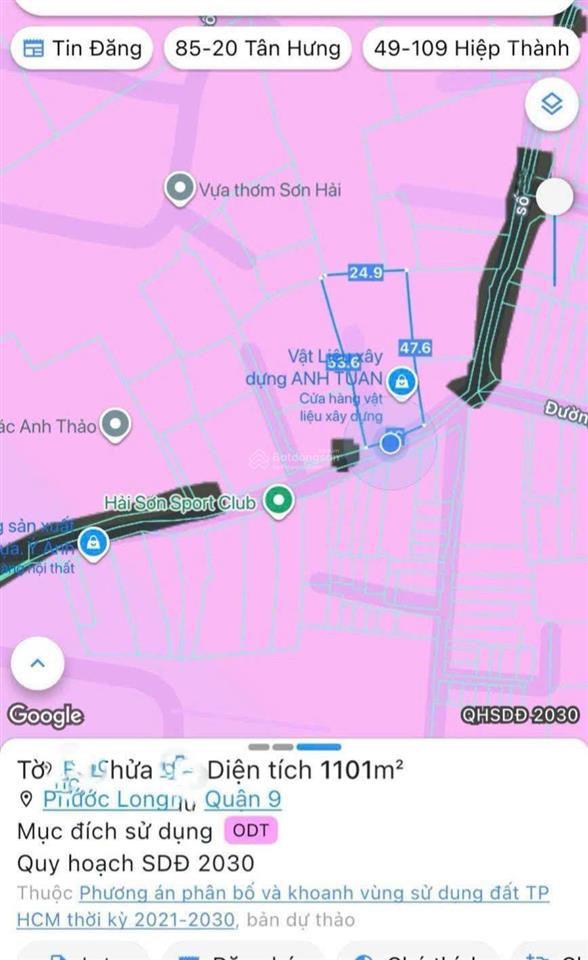 Global city phước bình, q9, đất 1000/1100 m2(20 nở hậu 25x53), gần global city giá 65 tỷ tl