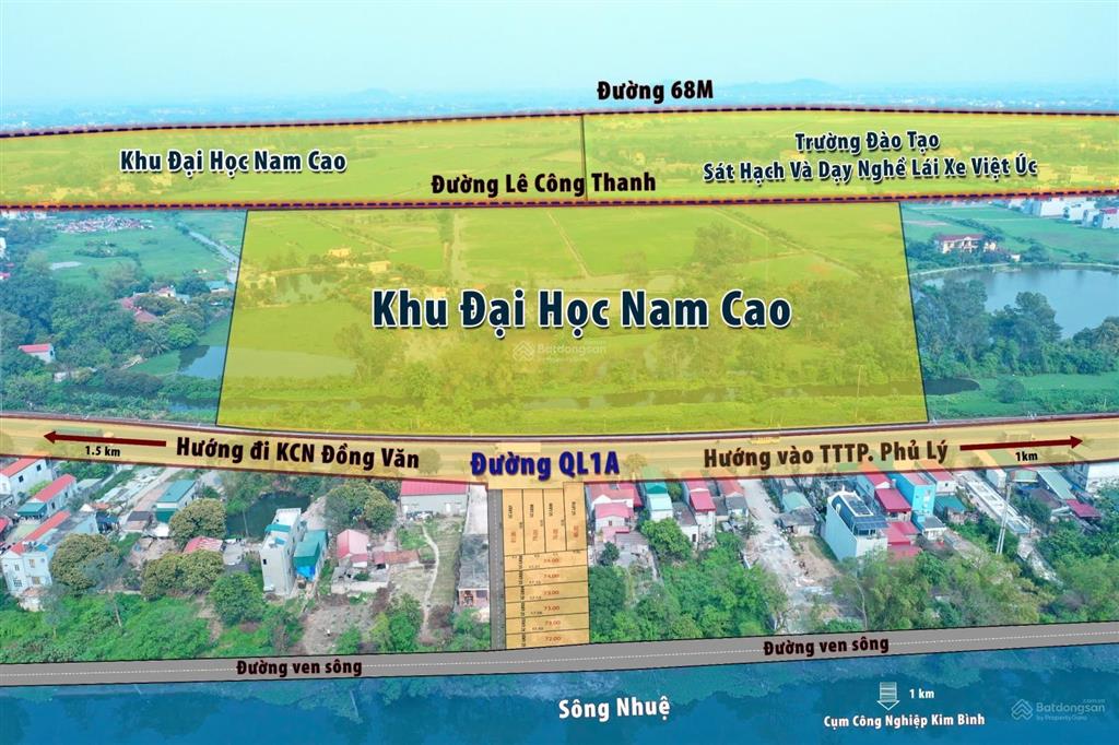 Bán đất quốc lộ 1a, hà nam, ninh bình giá cực chất chỉ với 2 tỷ, 73m2