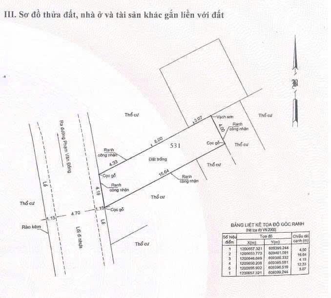 Gấp bán lô đất sát đường phạm văn đồng, p. linh tây ,tp.thủ đức 64m2 sổ riênggiấy phép 4 tầng