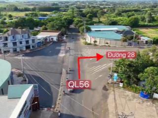 Chính chủ gửi bán đất mặt tiền đường 28 hòa long  phủ hồng sẵn thổ cư dt rộng 168m2/1ty550