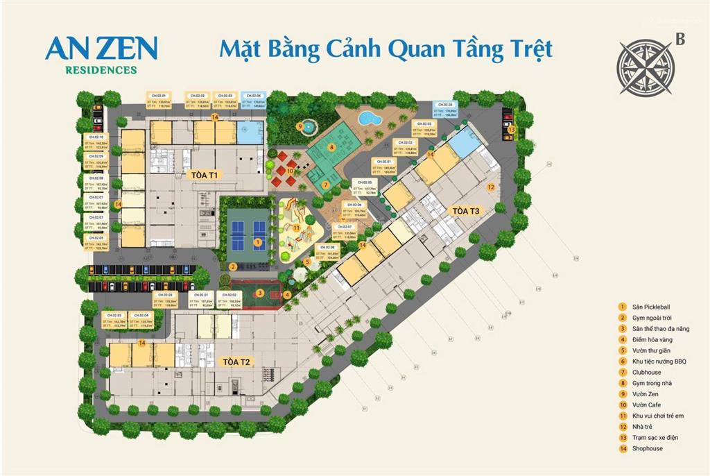 Mở bán căn khối đế/shophouse chung cư anzen residences an đồng
