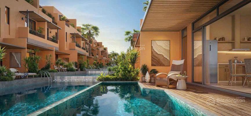 Nhà phố caraword cam ranh 196m2 3 tầng hồ bơi riêng bàn giao full nội thất cao cấp sở hữu lâu dài