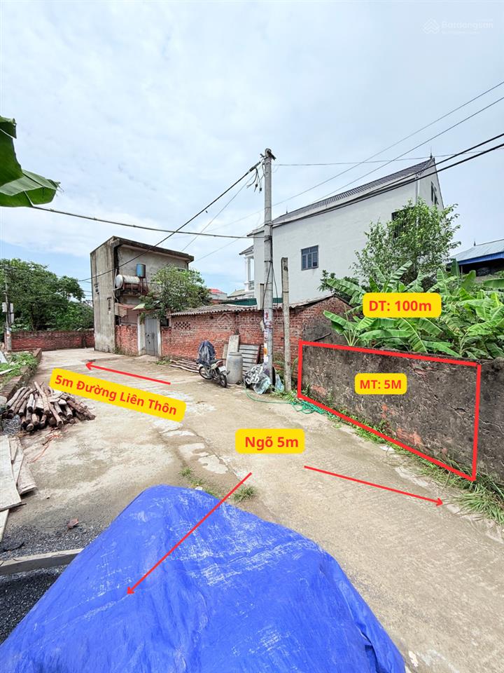 Bán đất siêu hot tại xã lam điền, 2,99 tỷ, 100m2, 2 mặt tiền