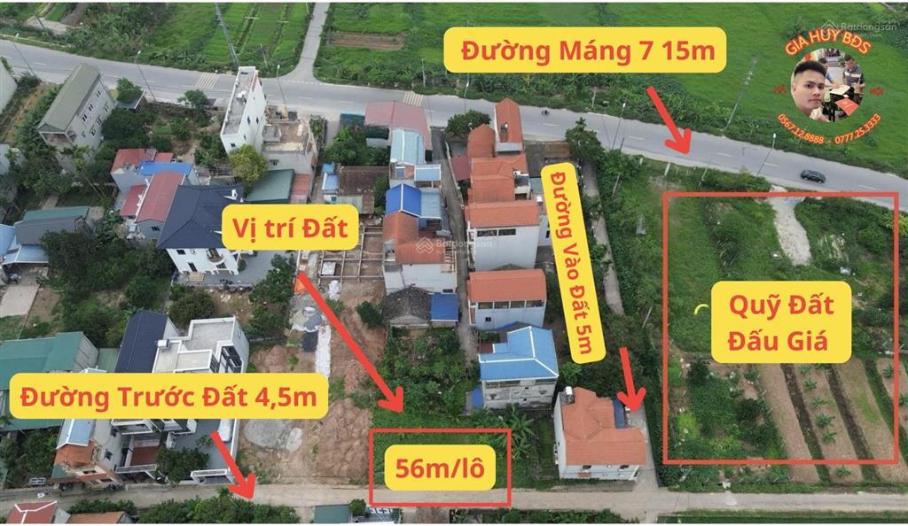 Bán đất tại thụy hương, 3,35 tỷ, 56m2, mặt tiền 5m, pháp lý đầy đủ