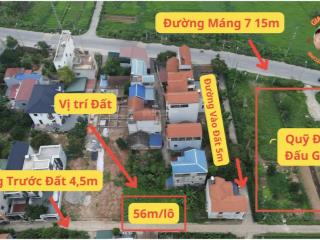 Bán đất tại thụy hương, 3,35 tỷ, 56m2, mặt tiền 5m, pháp lý đầy đủ