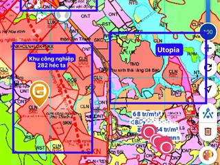 Chính chủ bán đất gần an phú mỹ đức, lô đất thổ cư cạnh khu cn thanh hà 282 hécta và đường mòn hcm