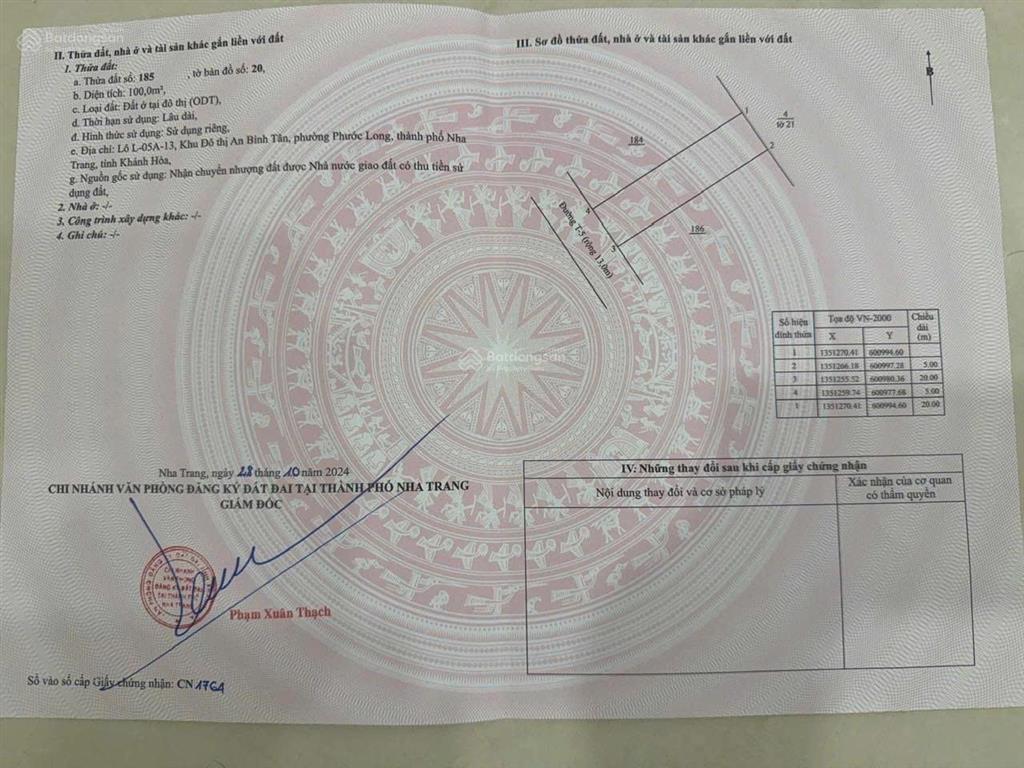 Cần bán lô đất khu đô thị an bình tân nha trang gần biển, gần sun group, gần các toà nhà ở xã hội