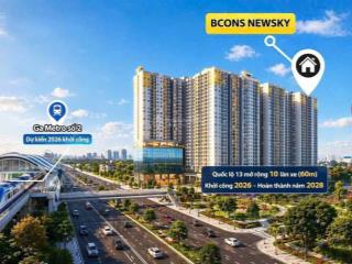 Chỉ còn 1 căn nhận voucher 30 triệu dự án bcons newsky mặt tiền ql13