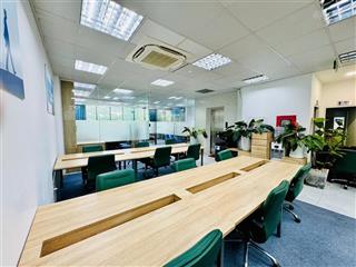 Văn phòng (140m2) trương văn bang, tml, q2. đầy đủ nội thất + free toàn bộ phí dịch vụ chỉ 45tr/th