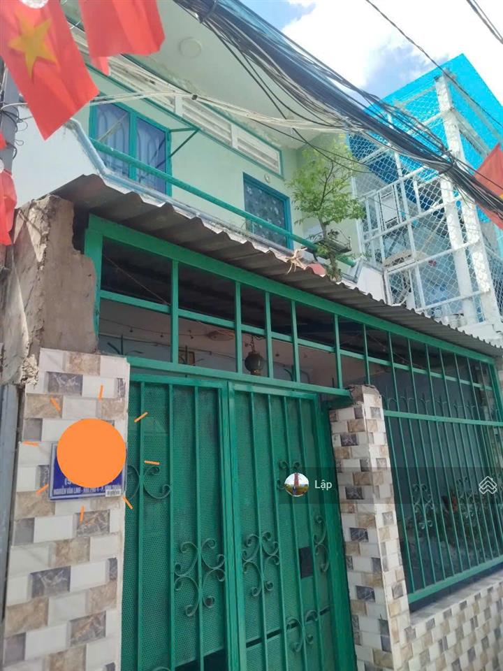 Bán nhà hai mặt tiền hẻm nguyễn thị thập  gần chợ tân mỹ 4x9m