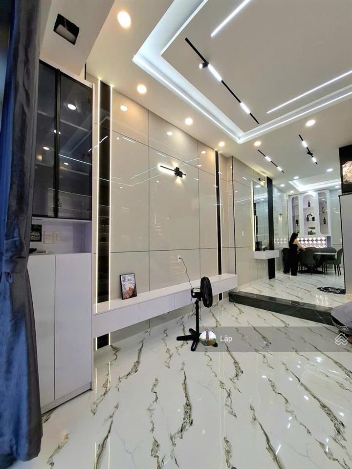 Nhà mới nở hậu full nội thất hẻm xe hơi  shr hỗ trợ vay  03 tầng 4,9x11m