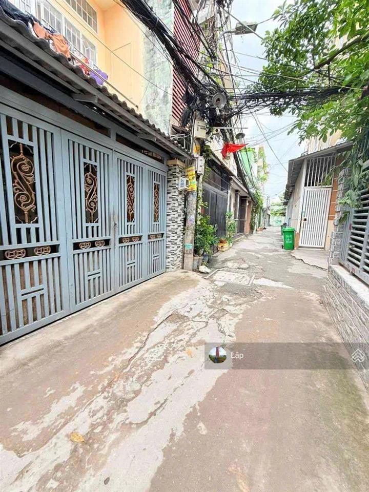 Hẻm xe hơi thông gần chợ phú thuận  02 tầng 4x16m