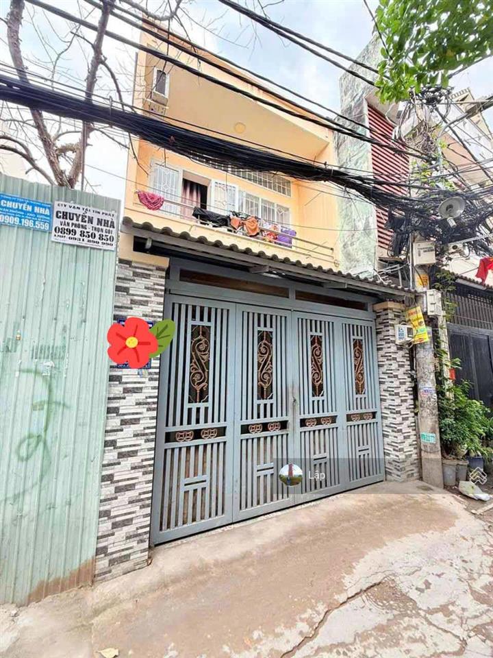 Hẻm xe hơi thông gần chợ phú thuận  02 tầng 4x16m