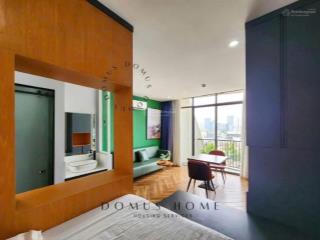 Studio ban công full nội thất siêu đẹp | có dịch vụ dọn phòng, giặt sấy | hồ bơi| pet friendly