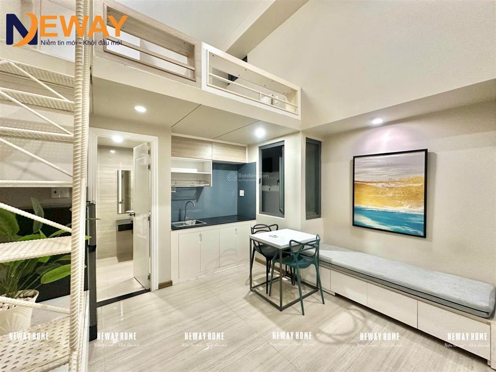 Studio ban công full nội thất siêu đẹp | có dịch vụ dọn phòng, giặt sấy | hồ bơi| pet friendly