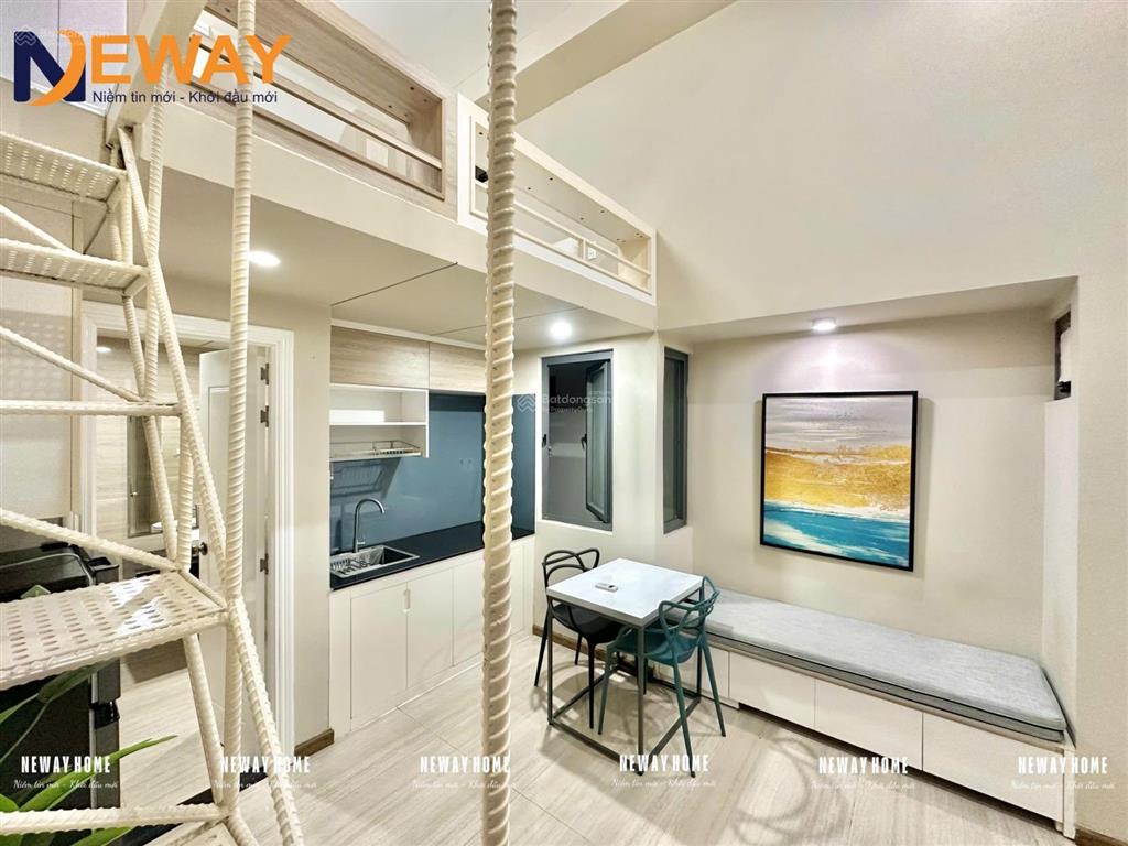 Studio ban công full nội thất siêu đẹp | có dịch vụ dọn phòng, giặt sấy | hồ bơi| pet friendly