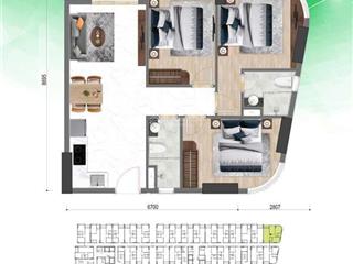 Kẹt bank cần bán gấp căn 3pn2wc bcons green diamond, mb bank, giá tốt nhất thời điểm hiện tại