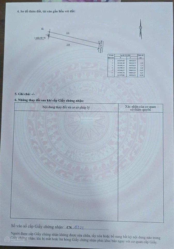 Bán đất thôn 5  diên lâm  diên khánh  khánh hoà.