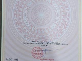 Bán đất thôn 5  diên lâm  diên khánh  khánh hoà.