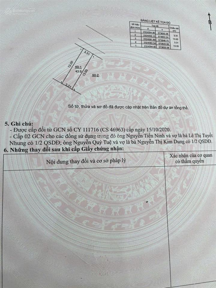 Bán đất dịch vụ phú vinh, an khánh, hoài đức, hà nội. diện tích 43m2 | mặt tiền 3,31m. giá 7,x tỷ