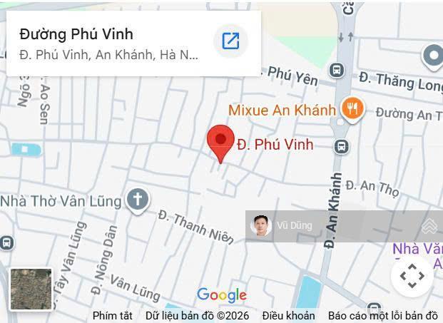 Bán đất dịch vụ phú vinh k3 45m2 | mt 6,02m | view splendora | giá 195tr/m2
