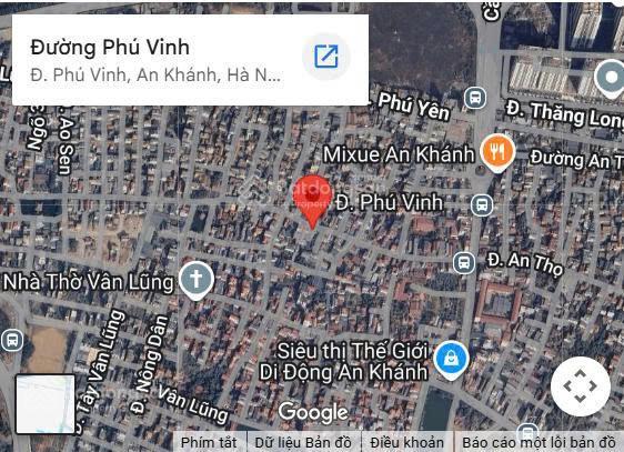 Bán đất dịch vụ phú vinh 3 | dt 45m2 | mặt tiền 3,07m | giá 160 triệu/m2