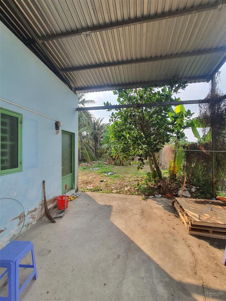 Nhà 2 mặt tiền đường vườn thơm, xã bình lợi, huyện b chánh. dt 9.5m (hậu 10.1)x 45m, 424m2