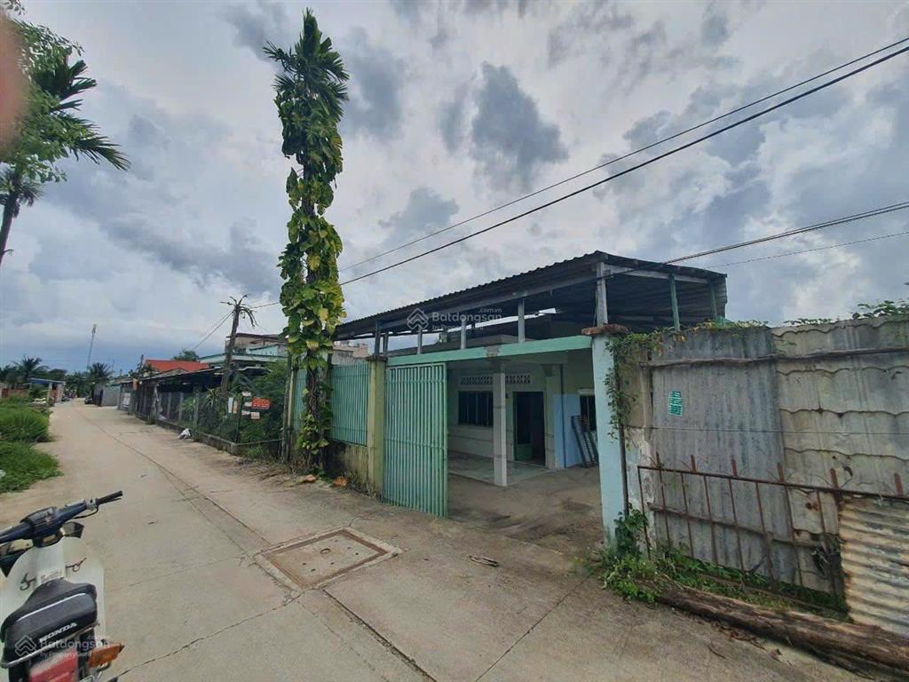 Nhà 2 mặt tiền đường vườn thơm, xã bình lợi, huyện b chánh. dt 9.5m (hậu 10.1)x 45m, 424m2