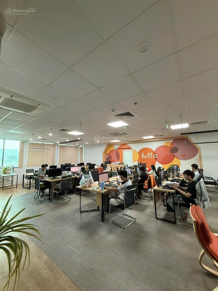 Hot! cho thuê gấp 190m2 văn phòng sẵn nội thất tại khuất duy tiến  cầu giấy giá ưu đãi 356k/m2/th