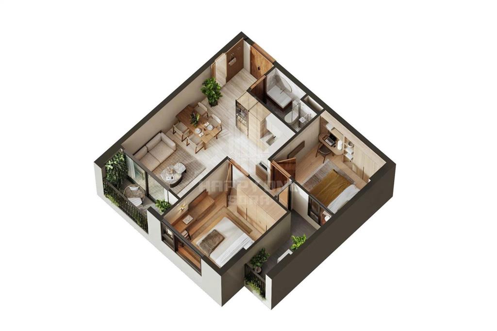 Chính chủ cần ra hàng căn 2pn1wc tại happy one sora, chỉ 2,7x