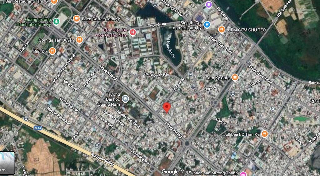 Bán đất mặt tiền đường lê phụ trần, trung tâm thành phố tam kỳ, 100m2 giá 2 tỷ sổ đỏ lâu dài