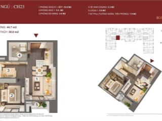 Bán căn 1.5 pn hướng đông nam tầng đẹp giá tốt tòa rose residence. đã vào 50%